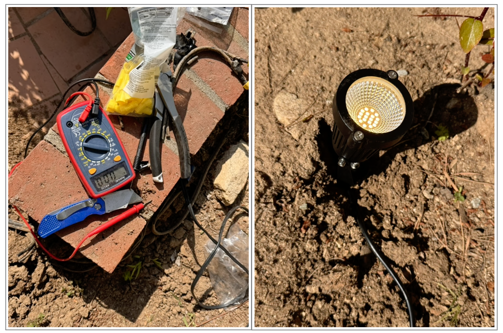 Replace old landscape lights and install new 